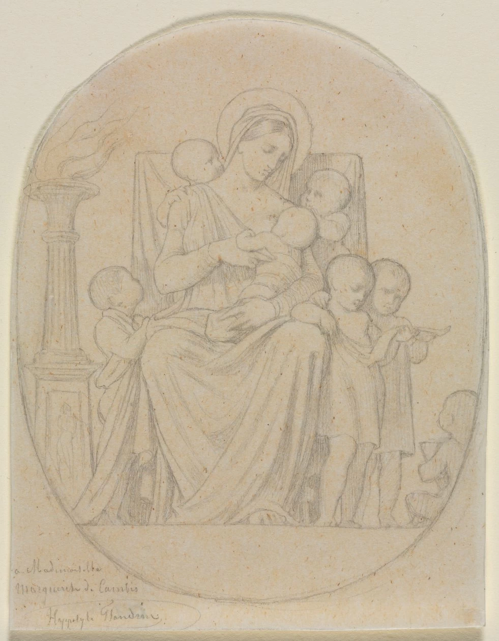 Hippolyte Flandrin - 121, Santa Felicita e i suoi sette figli, Cleveland Museum of Art